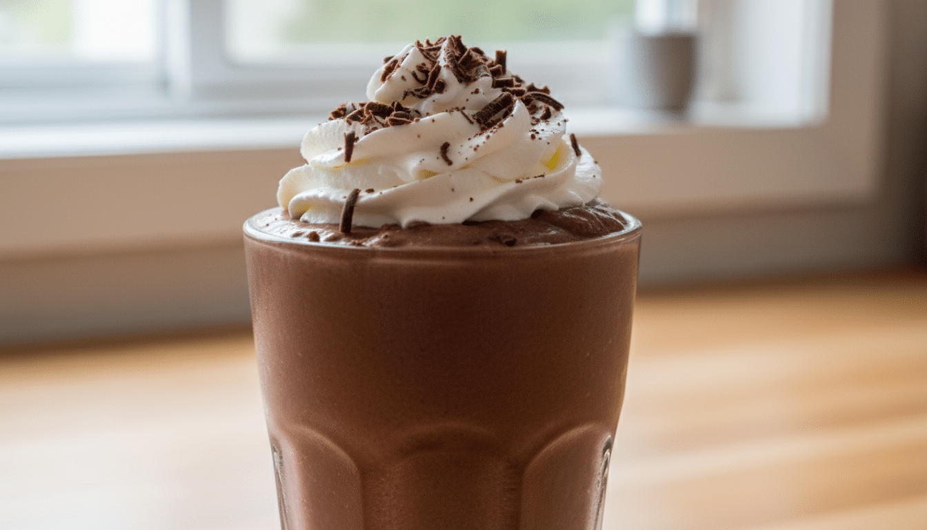 How to Make Frozen Hot Chocolate Drink